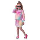 Conjunto infantil blusinha e saia merengue Mon sucré