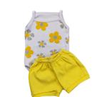 Conjunto Infantil Body Alcinha e Short Menina Moda Bebê Verão