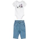 Conjunto Infantil Body e Calça Menina Carinhoso Ref. 98123 Conjunto Infantil Body e Calça Menina Carinhoso Ref. 98123