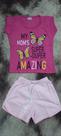 Conjunto infantil borboleta