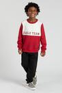 Conjunto Infantil Bordo de Moletom Eagle Team