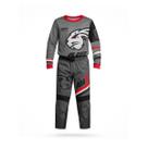 Conjunto Infantil Camisa Calça Amx Classic Trail Cinza / Preto