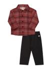 Conjunto Infantil Camisa Flanela/Calça Nini &amp Bambini