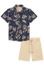 Conjunto Infantil Camisa Meia Malha Camiseta Básica Com Bermuda Em Sarja Pita Lucboo Conjunto Infantil Camisa Meia Malha Camiseta Básica Com Bermuda Em Sarja Pita Lucboo