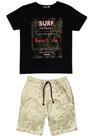 Conjunto Infantil Camiseta + Bermuda Ser Garoto 6479