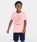 Conjunto Infantil Camiseta Com Bermuda Rovi Kids Rosa