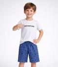 Conjunto Infantil Camiseta Com Bermuda Select Branco