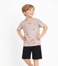 Conjunto Infantil Camiseta e Bermuda Select Bege