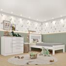 Conjunto Infantil com Cama 100% MDF e Cômoda Harmonia Yescasa