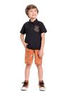 Conjunto Infantil com Camisa Polo e Bermuda para Menino Quimby