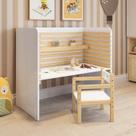 Conjunto Infantil com Escrivaninha e Cadeira Evolutiva Wave Casatema MadeiraOriginals