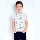 Conjunto Infantil Criança Menino Short + Camiseta Tm 2 Ao 10