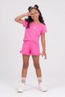 Conjunto Infantil Cropped Girassol Pink