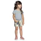 Conjunto Infantil Curto Cropped E Saia-Short Colorittá Conjunto Infantil Curto Cropped E Saia-Short Colorittá