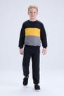 Conjunto Infantil de Inverno Masculino Moletom Tricolor