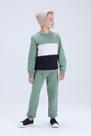 Conjunto Infantil de Inverno Masculino Moletom Tricolor