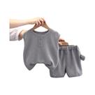 Conjunto Infantil de Verão 2 Peças - Colete e Shorts para Bebês e Crianças