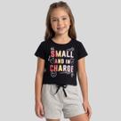 Conjunto Infantil de Verão para Menina Blusa Cropped e Shorts Small - GKS