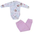 Conjunto Infantil Di Grassi Body e Calça Rosa - 167