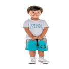 Conjunto Infantil Digi Camiseta Estampa Digi Roupa E Bermuda Moletom