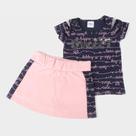 Conjunto Infantil Elian Estampado Feminino