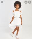 Conjunto Infantil em Tule com Forro Off white