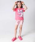 Conjunto Infantil Estampa Angel Stitch Tam 4 a 10 Rosa-97059