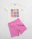 Conjunto Infantil Estampa Flores Marisa Tam 4 a 10 Ama-00054