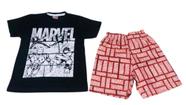 Conjunto Infantil Estampado Personagens Heróis Adventures