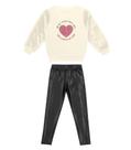 Conjunto Infantil Feminino Always Trick Nick Bege