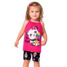 Conjunto Infantil Feminino Blusa + Ciclista Kyly Conjunto Infantil Feminino Blusa + Ciclista Kyly