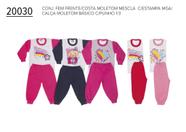 Conjunto Infantil Feminino Blusa e Calça Moletom 1 ao 3