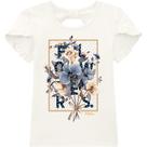 Conjunto Infantil Feminino Blusa Manga Curta e Short Saia Milon