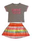 Conjunto Infantil Feminino Blusa MC + Saia Marlan Conjunto Infantil Feminino Blusa MC + Saia Marlan