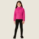 Conjunto Infantil Feminino Blusa Peluciada Gola Alta /Calça Legging Kely & Kety