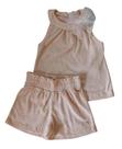 Conjunto Infantil Feminino Blusa Regata + Shorts Angerô