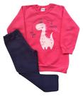 Conjunto Infantil Feminino Blusão + Legging Molecotton Kely & Kety Conjunto Infantil Feminino Blusão + Legging Molecotton Kely & Kety