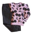 Conjunto Infantil Feminino Blusão ML + Calça Nanai