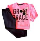 Conjunto Infantil Feminino Blusão ML + Calça Nanai