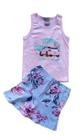 Conjunto Infantil Feminino Brandili Mundi -TAM 03-Surf Travel