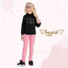 Conjunto Infantil Feminino Casaco Soft + Legging Molicotton Angerô Conjunto Infantil Feminino Casaco Soft + Legging Molicotton Angerô