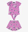 Conjunto Infantil Feminino Estampado Select Rosa