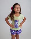 Conjunto infantil feminino gatinha miau