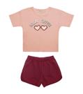 Conjunto Infantil Feminino Holiday Trick Nick Rosa