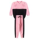 Conjunto Infantil Feminino Inverno 1 a 3 Anos Casaco Boucle Peluciado + Calça com Cadarço