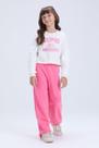 Conjunto Infantil Feminino Inverno Moletom Wide Leg University