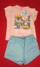 Conjunto infantil feminino malha fria tam.04 é 06 anos Conjunto infantil feminino malha fria tam.04 é 06 anos