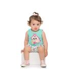 Conjunto Infantil Feminino Regata Cotton E Shorts Meia Malha Conjunto Infantil Feminino Regata Cotton E Shorts Meia Malha