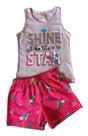 Conjunto Infantil Feminino Regata + Shorts Brandili Club Conjunto Infantil Feminino Regata + Shorts Brandili Club