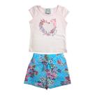Conjunto Infantil Feminino Rosa Lolita Tam.1 - Kely Kety